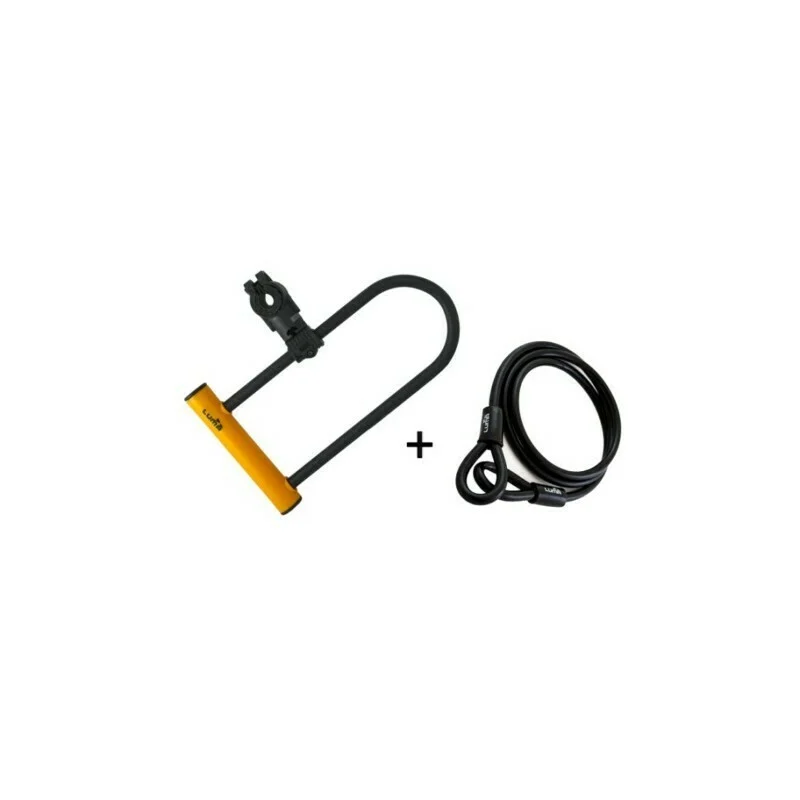 Antifurt Luma Enduro 35 HU 320 portocaliu cu suport Sopmulti C4 plus bucla [1]