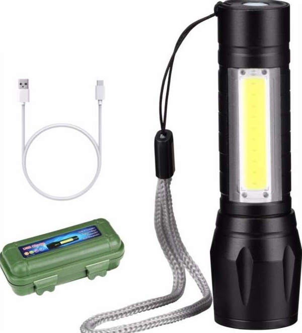LANTERNA DE MANA 1 LED 5W XPE + COB LED [2]