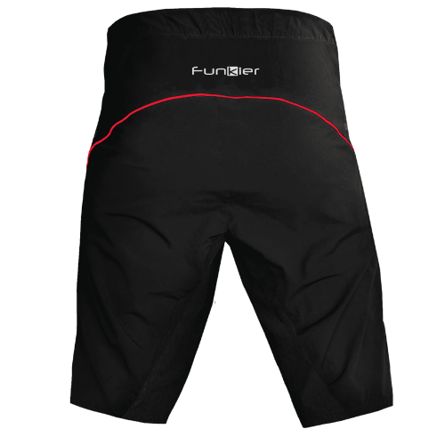 PANTALONI SCURTI FUNKIER LUCCA PRO MEN BLACK/RED [2]
