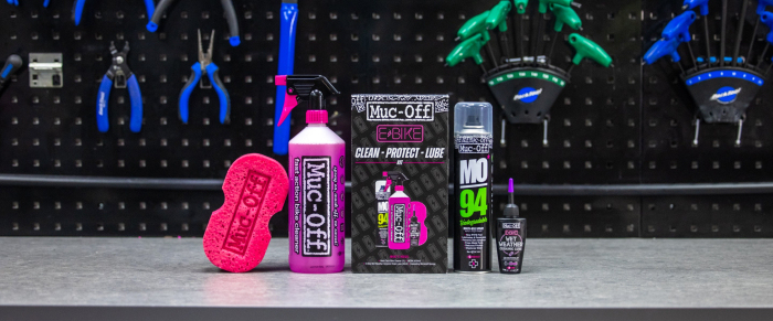 Set Muc-Off Ebike Clean, Protect and Lube Kit [6]
