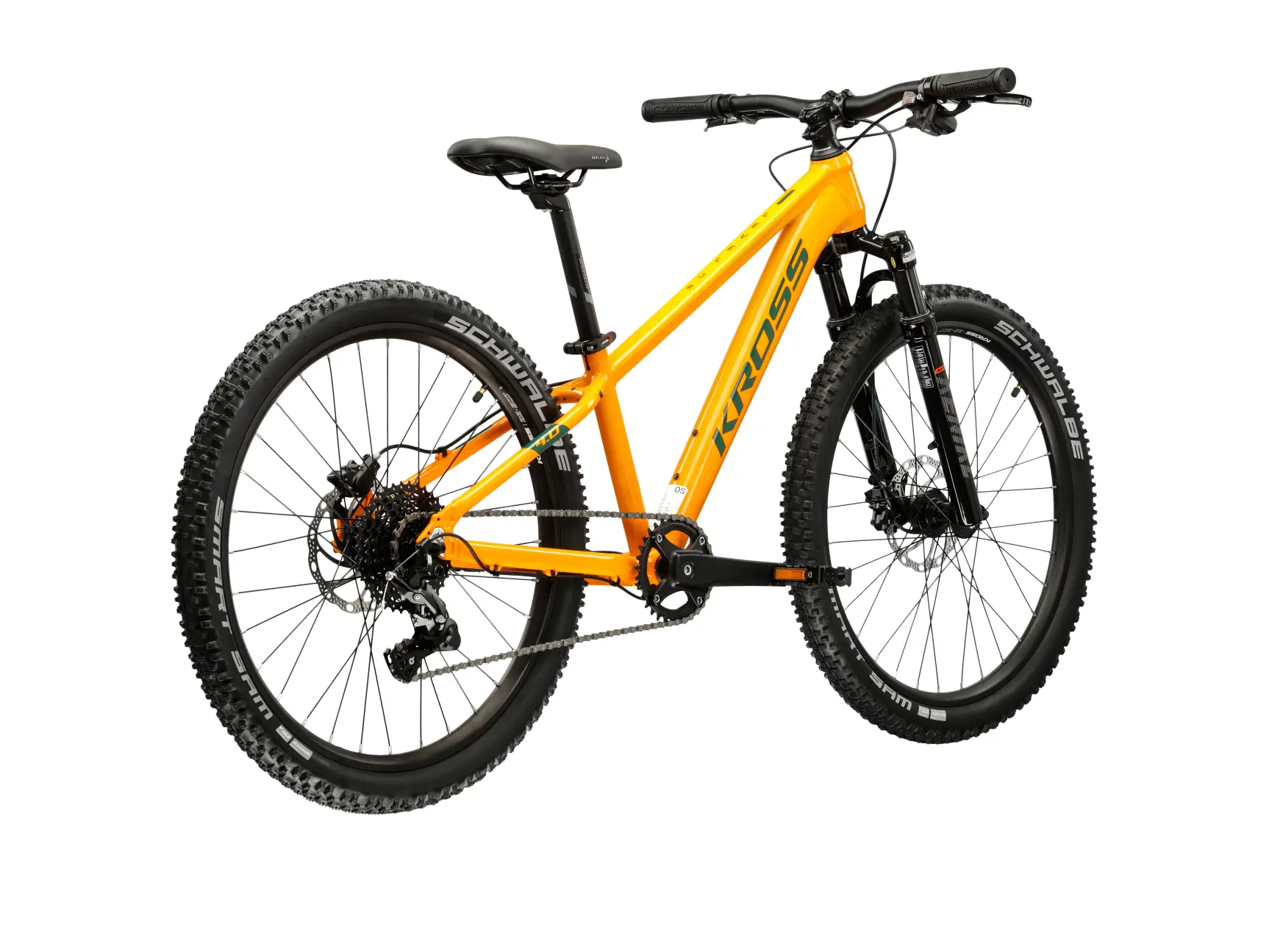 Bicicleta Kross Level JR 4.0 One Size 12"/24" Galben [2]