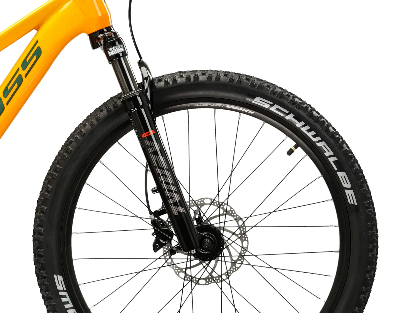 Bicicleta Kross Level JR 4.0 One Size 12"/24" Galben [5]