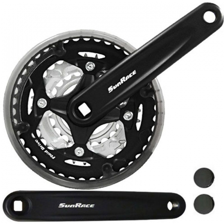 ANGRENAJ SUNRACE FCM513 42/34/24TX152MM ALU NEGRU [1]