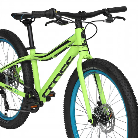 Bicicleta copii mtb CROSS Rebel Boy 24 - Verde | 8-10 ani [1]