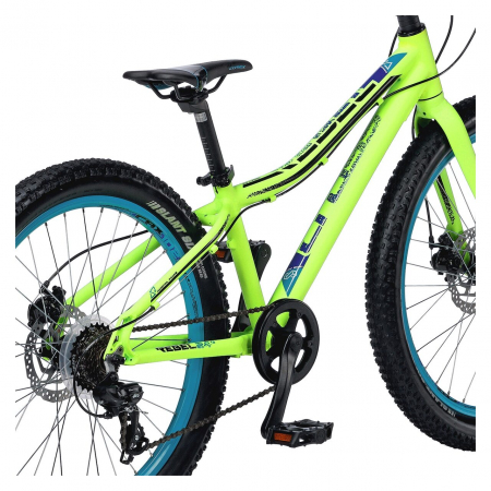 Bicicleta copii mtb CROSS Rebel Boy 24 - Verde | 8-10 ani [2]