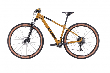 BICICLETA CUBE AIM EX CARAMEL N BLACK [4]