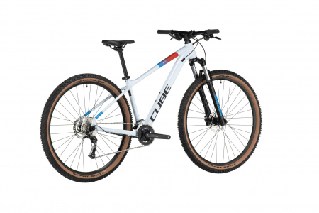 BICICLETA CUBE AIM SLX WHITE N BLUE RED [1]
