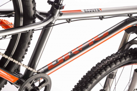 BICICLETA DRAG BADGER 24 RACE GRI-PORTOCALIU [5]