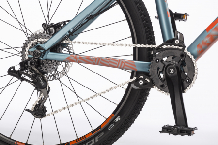 BICICLETA DRAG C1 TEAM M-13 BLUE ORANGE [11]