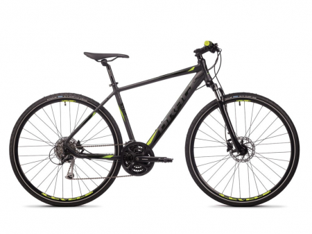 Biciclete - BICICLETA DRAG GRAND CANNYON PRO L 19 NEGRU VERDE