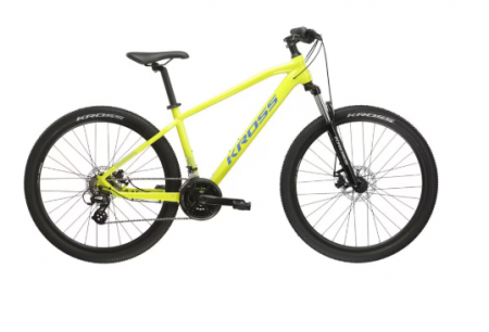 Bicicleta Kross Hexagon 2.0 M 27 S lime Mountain bike - Bicicleta Kross Hexagon 2.0 M 27 S lime
