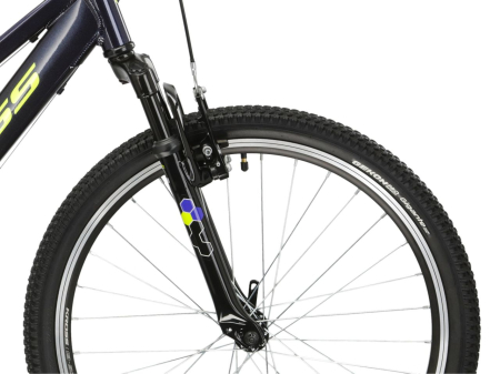 BICICLETA KROSS HEXAGON JR 1.0 M 24 yellow-black 2026 [5]