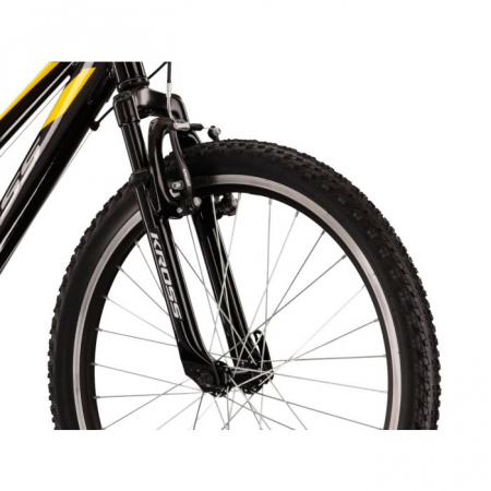 BICICLETA KROSS HEXAGON JR 1.0 M 24 YELLOW [2]