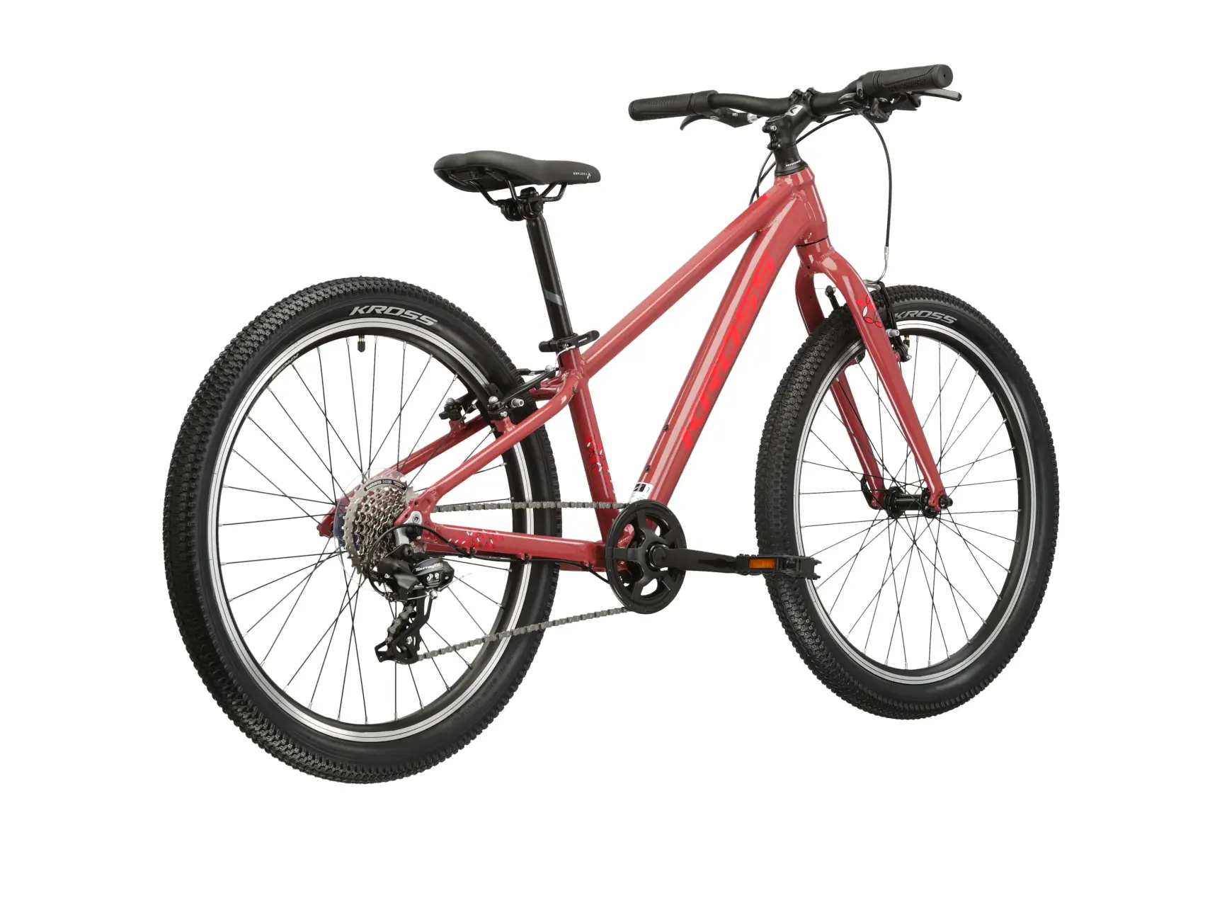 Bicicleta Kross Lea JR 1.0 maroon - pink - glossy [2]