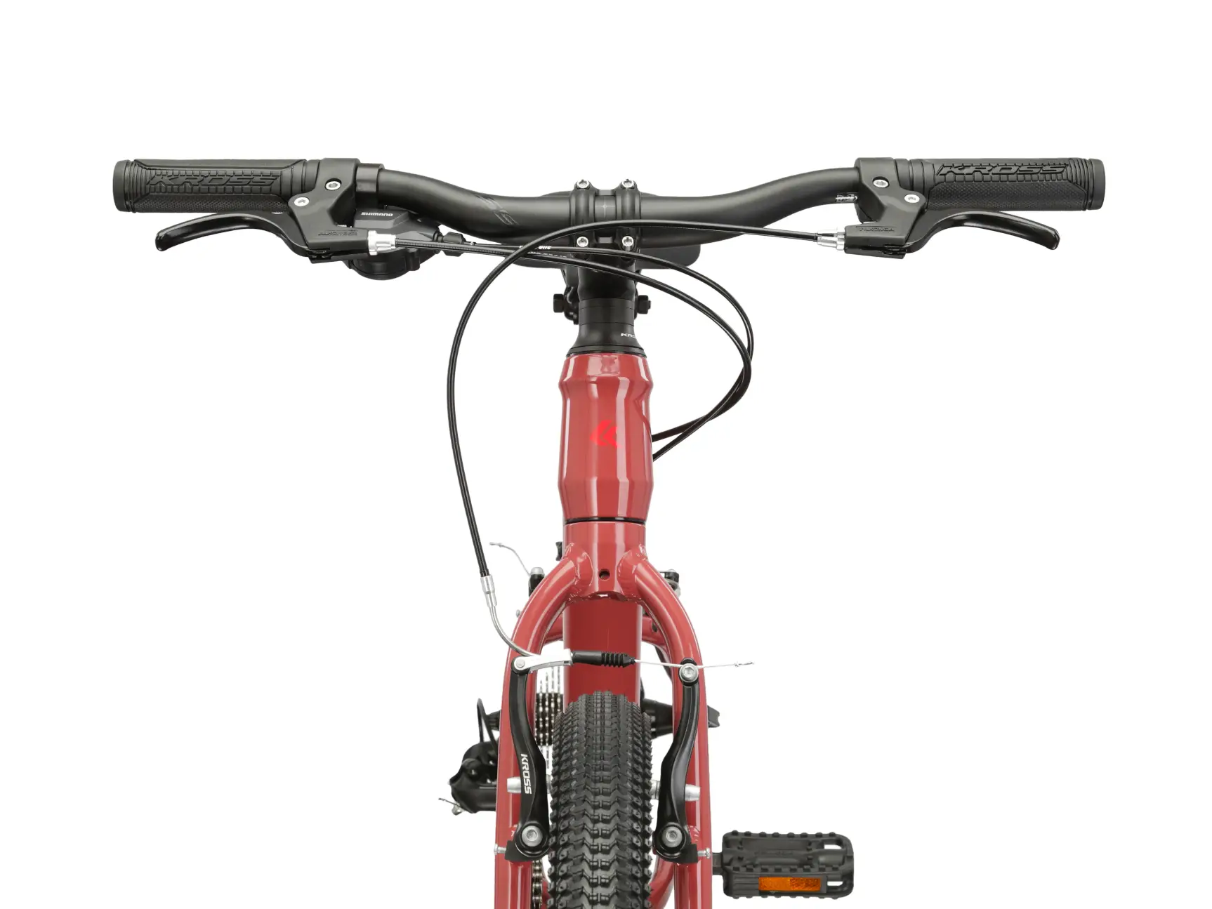 Bicicleta Kross Lea JR 1.0 maroon - pink - glossy [3]