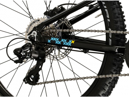 Bicicleta Kross Level JR 2.0 black - yellow - glossy [7]