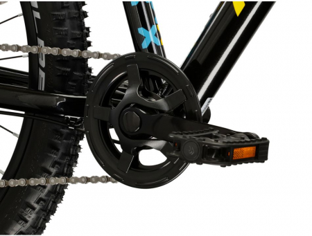 Bicicleta Kross Level JR 2.0 black - yellow - glossy [8]