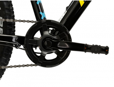Bicicleta Kross Level JR 2.0 black - yellow - glossy [9]