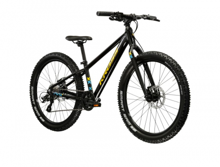 Bicicleta Kross Level JR 2.0 black - yellow - glossy [1]