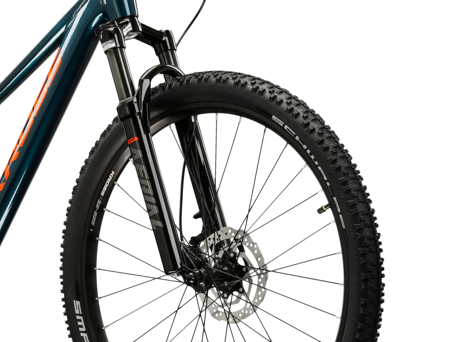 Bicicleta Kross Level JR 5.0 ONE SIZE 13"/ 26" turcuaz-orange [4]