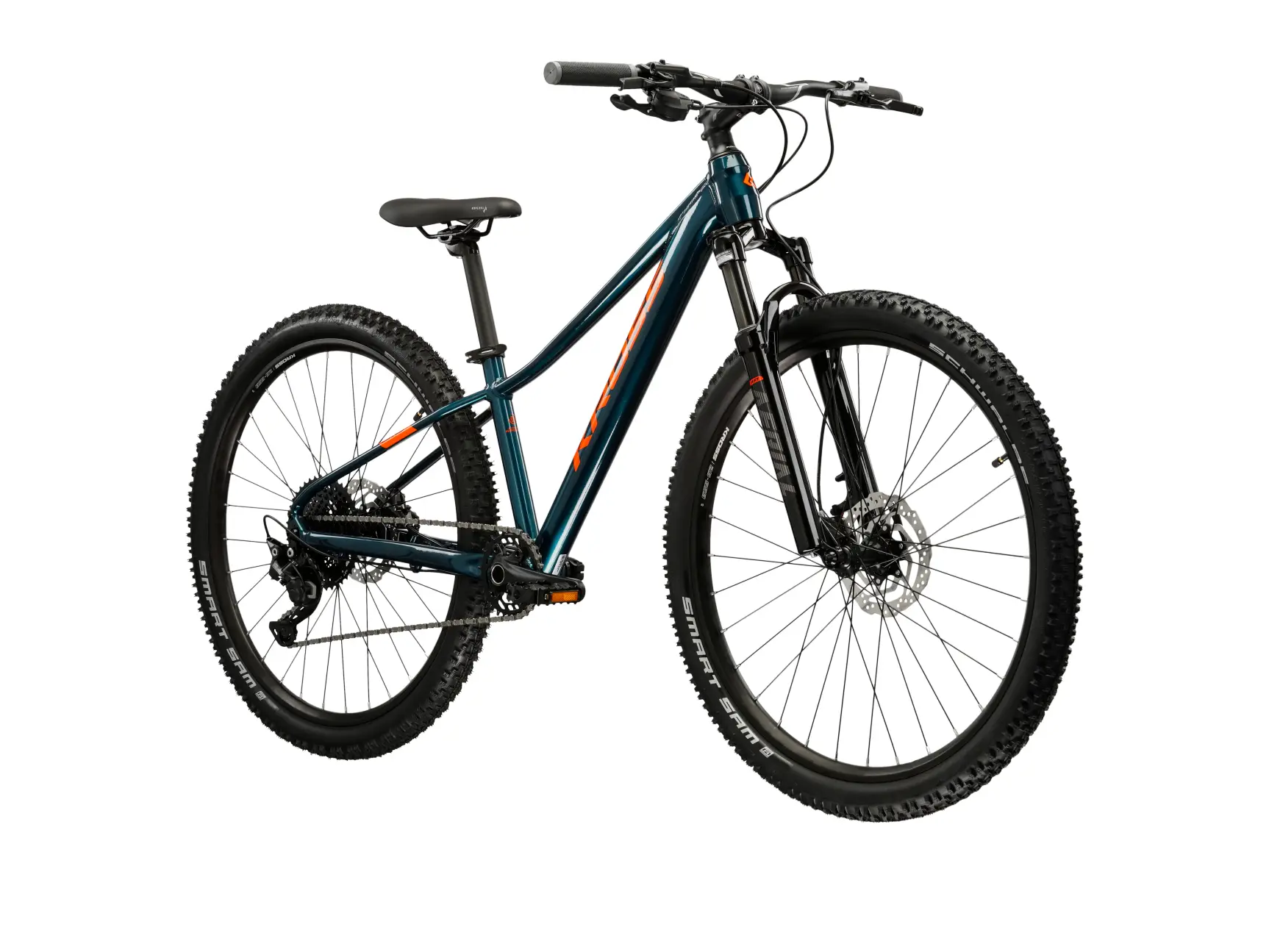 Bicicleta Kross Level JR 5.0 ONE SIZE 13"/ 26" turcuaz-orange [1]