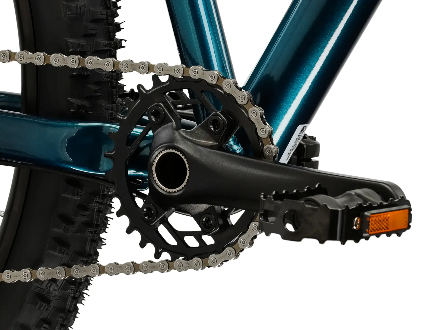 Bicicleta Kross Level JR 5.0 ONE SIZE 13"/ 26" turcuaz-orange [8]