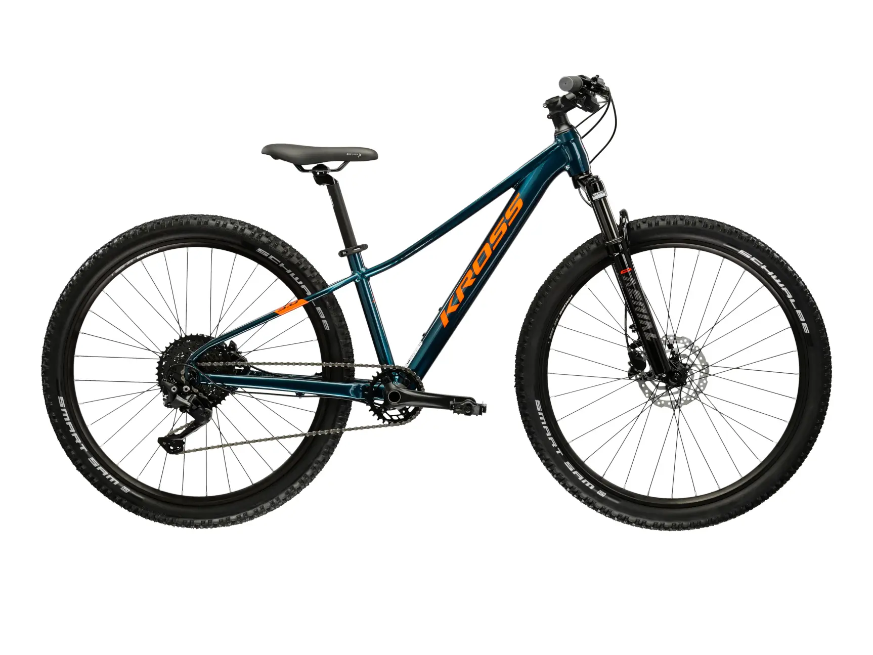 Bicicleta Kross Level JR 5.0 ONE SIZE 13"/ 26" turcuaz-orange [0]