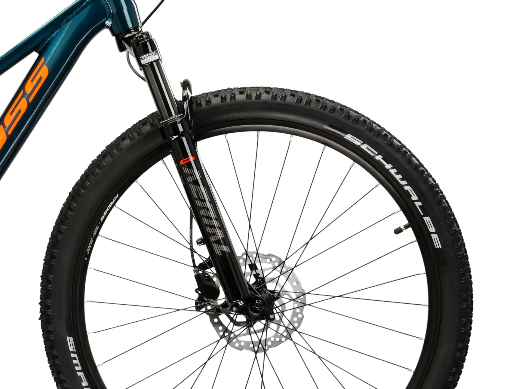 Bicicleta Kross Level JR 5.0 ONE SIZE 13"/ 26" turcuaz-orange [5]