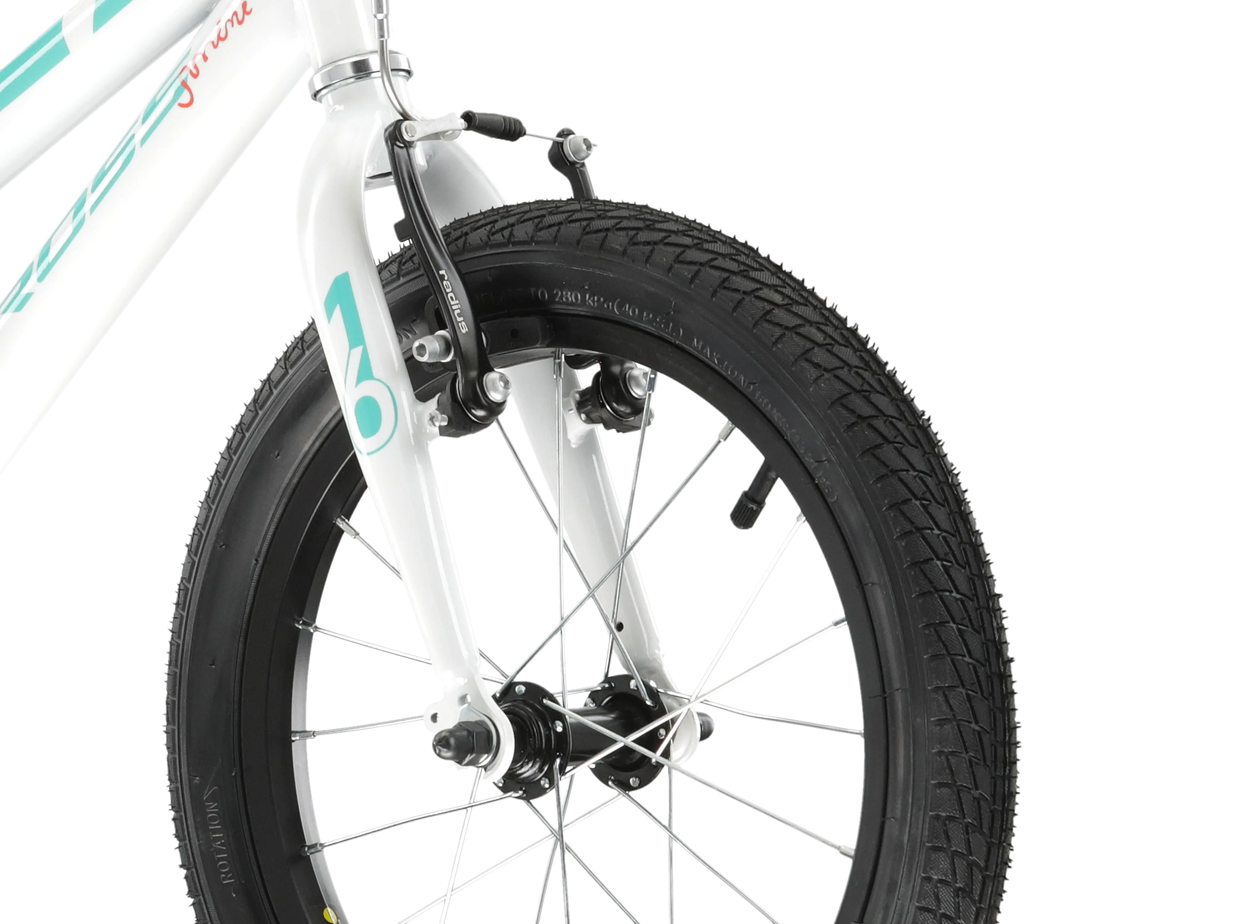 Bicicleta Kross Mini 3.0 white - celadon - coral - glossy [4]