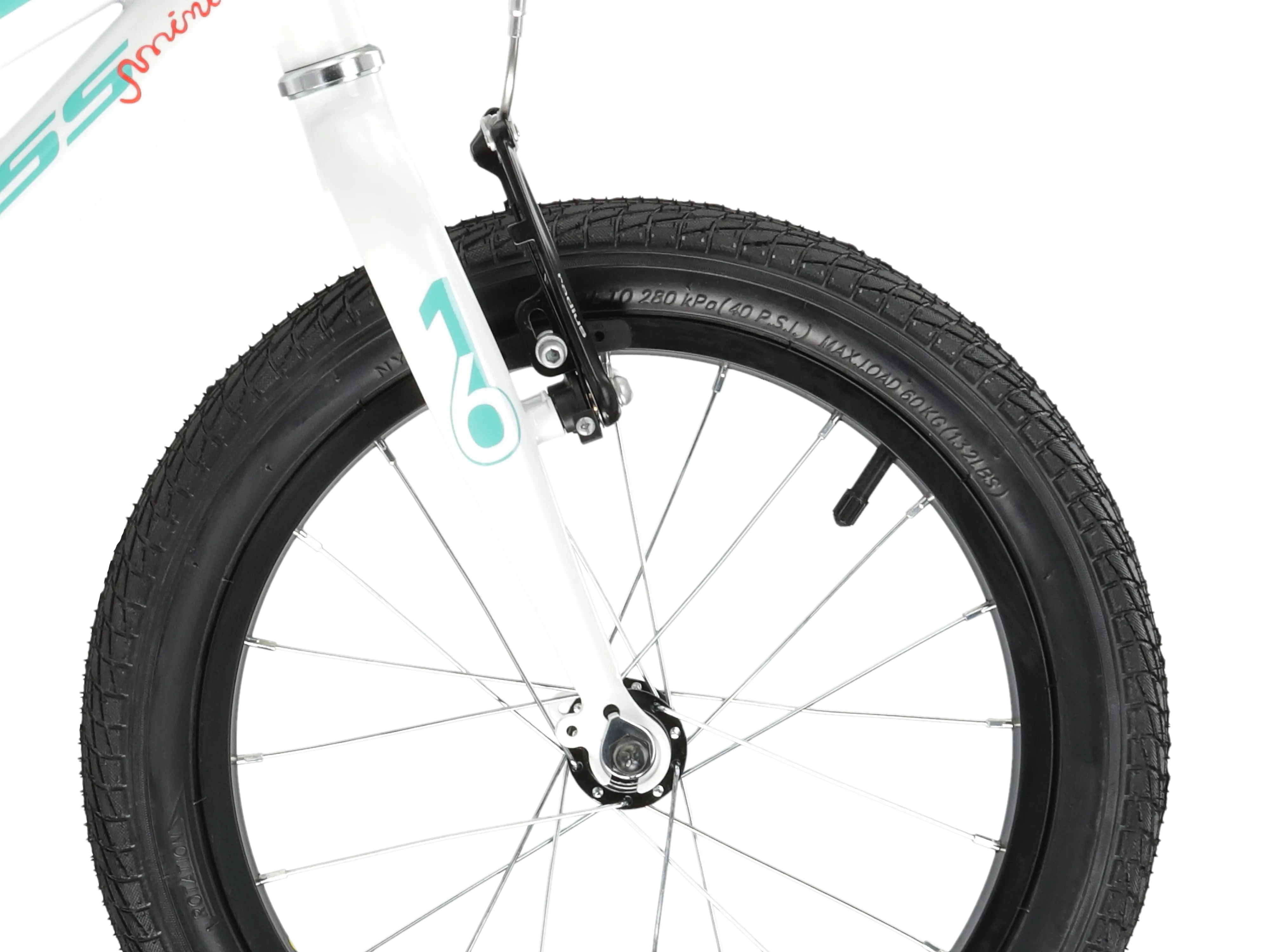 Bicicleta Kross Mini 3.0 white - celadon - coral - glossy [5]