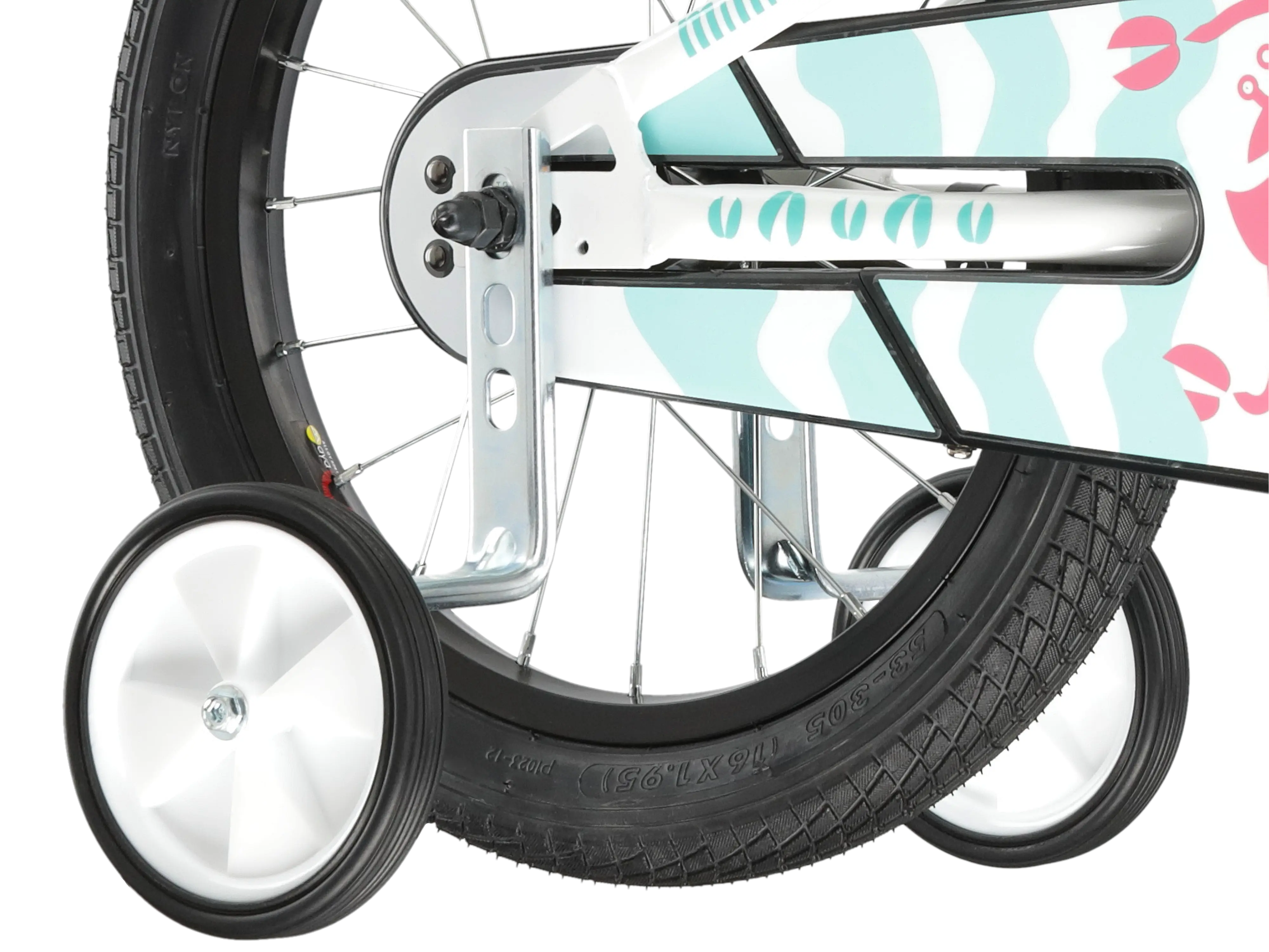 Bicicleta Kross Mini 3.0 white - celadon - coral - glossy [6]