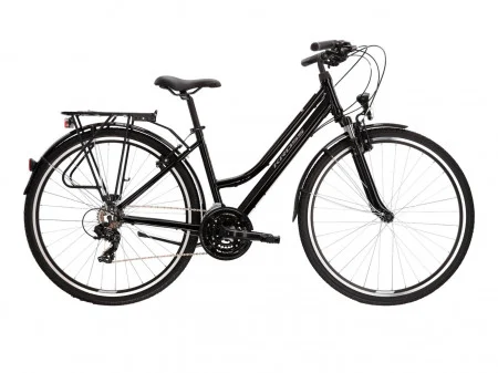 BICICLETA KROSS TRANS 1.0 D S 28 BLACK-GREY Trekking-oraș - BICICLETA KROSS TRANS 1.0 D S 28 BLACK-GREY