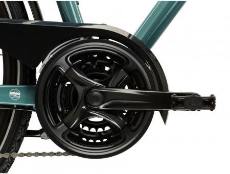 Bicicleta Kross Trans 3.0 green - silver - glossy [9]