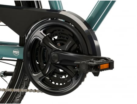 Bicicleta Kross Trans 3.0 green - silver - glossy [8]