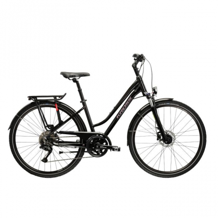BICICLETA KROSS TRANS 7.0 D 28 M BLACK-PINK Trekking-oraș - BICICLETA KROSS TRANS 7.0 D 28 M BLACK-PINK