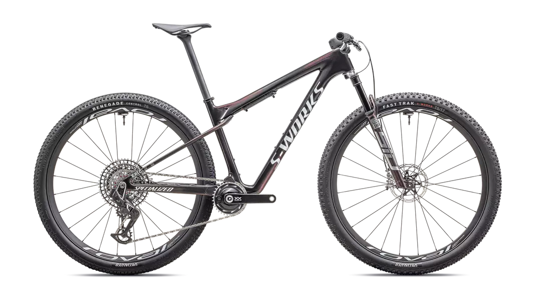 Mountain bike - Bicicleta Specialized S-Works Epic World Cup Gloss Carbon / Red Pearl / Chameleon Fade