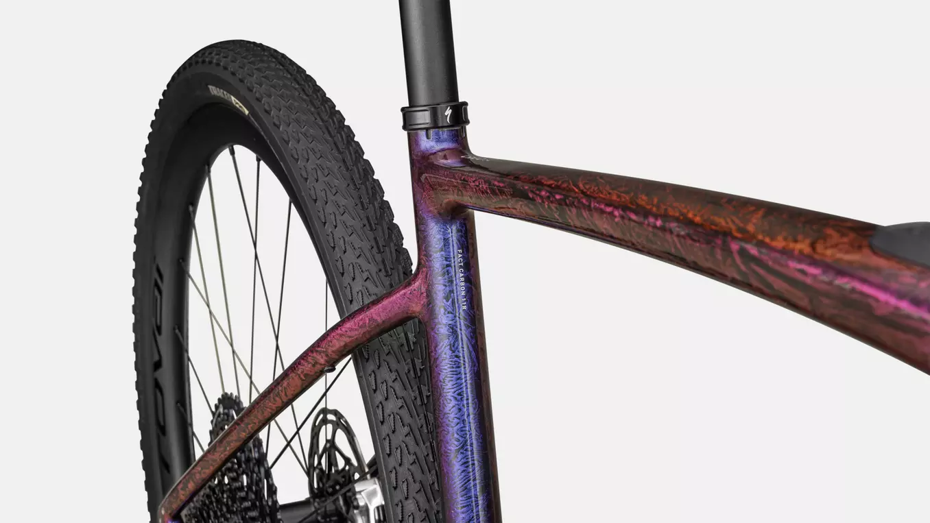 Bicicleta Specialized S-Works Turbo Creo 2 Gloss Carbon / Red to Blue Pearl Strata / Satin Liquid Silver [6]