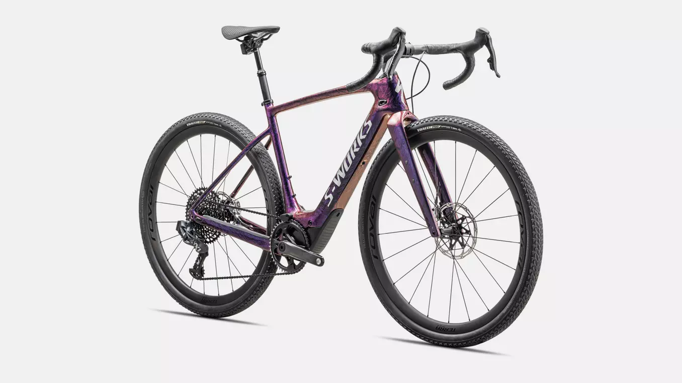 Bicicleta Specialized S-Works Turbo Creo 2 Gloss Carbon / Red to Blue Pearl Strata / Satin Liquid Silver [2]