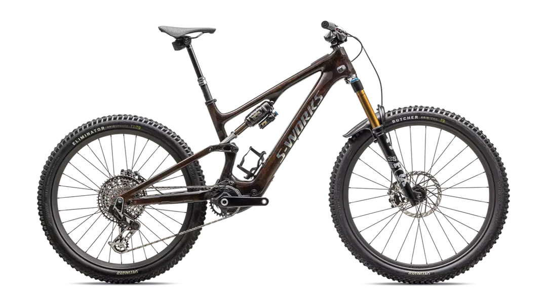 Biciclete Electrice - Bicicleta Specialized S-Works Turbo Levo SL 2025  Brown Tint / Gunmetal Impasto / Ashen Grey / Brushed Liquid Metal