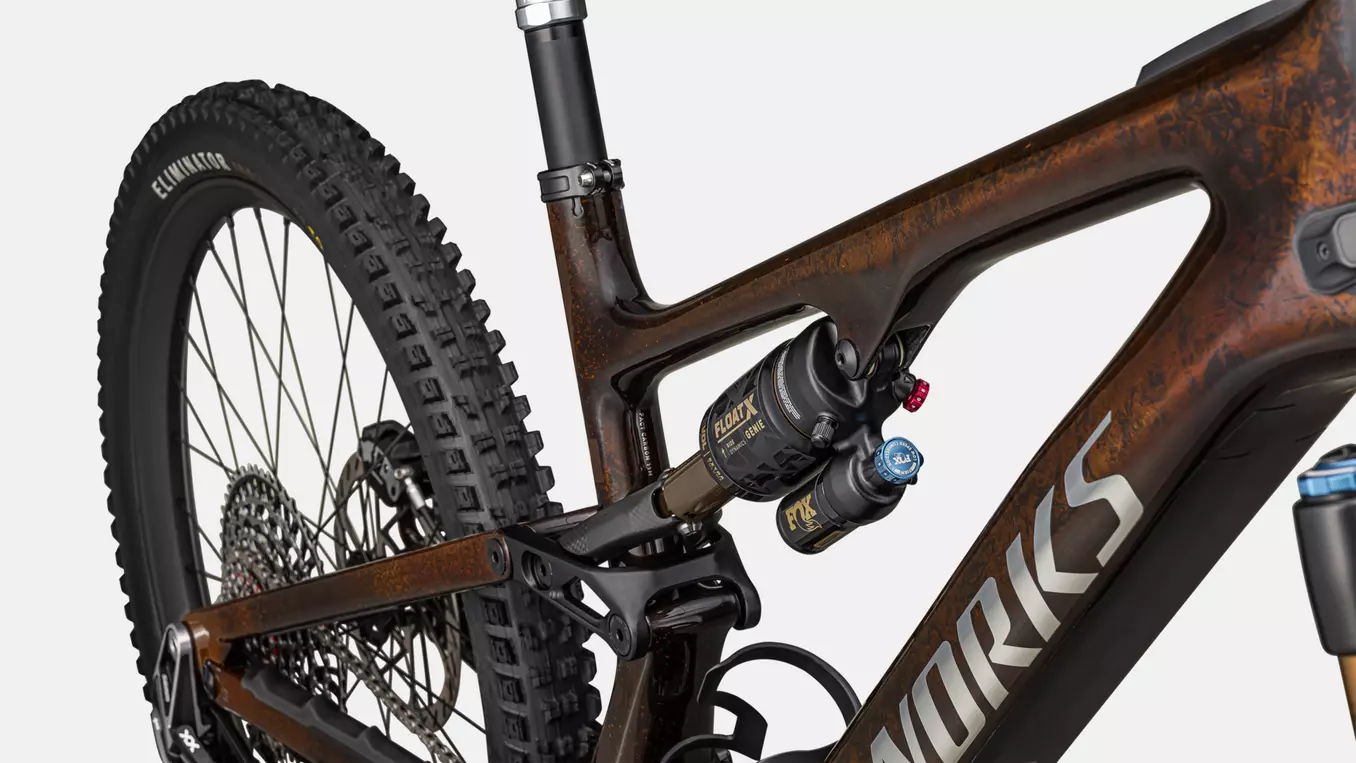 Bicicleta Specialized S-Works Turbo Levo SL 2025  Brown Tint / Gunmetal Impasto / Ashen Grey / Brushed Liquid Metal [6]