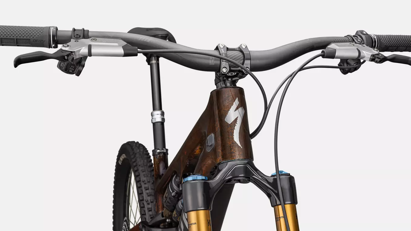 Bicicleta Specialized S-Works Turbo Levo SL 2025  Brown Tint / Gunmetal Impasto / Ashen Grey / Brushed Liquid Metal [5]