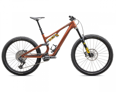 Mountain bike - Bicicleta Specialized Stumpjumper 15 Öhlins Coil Satin Copper Speckle / Satin Silver Dust