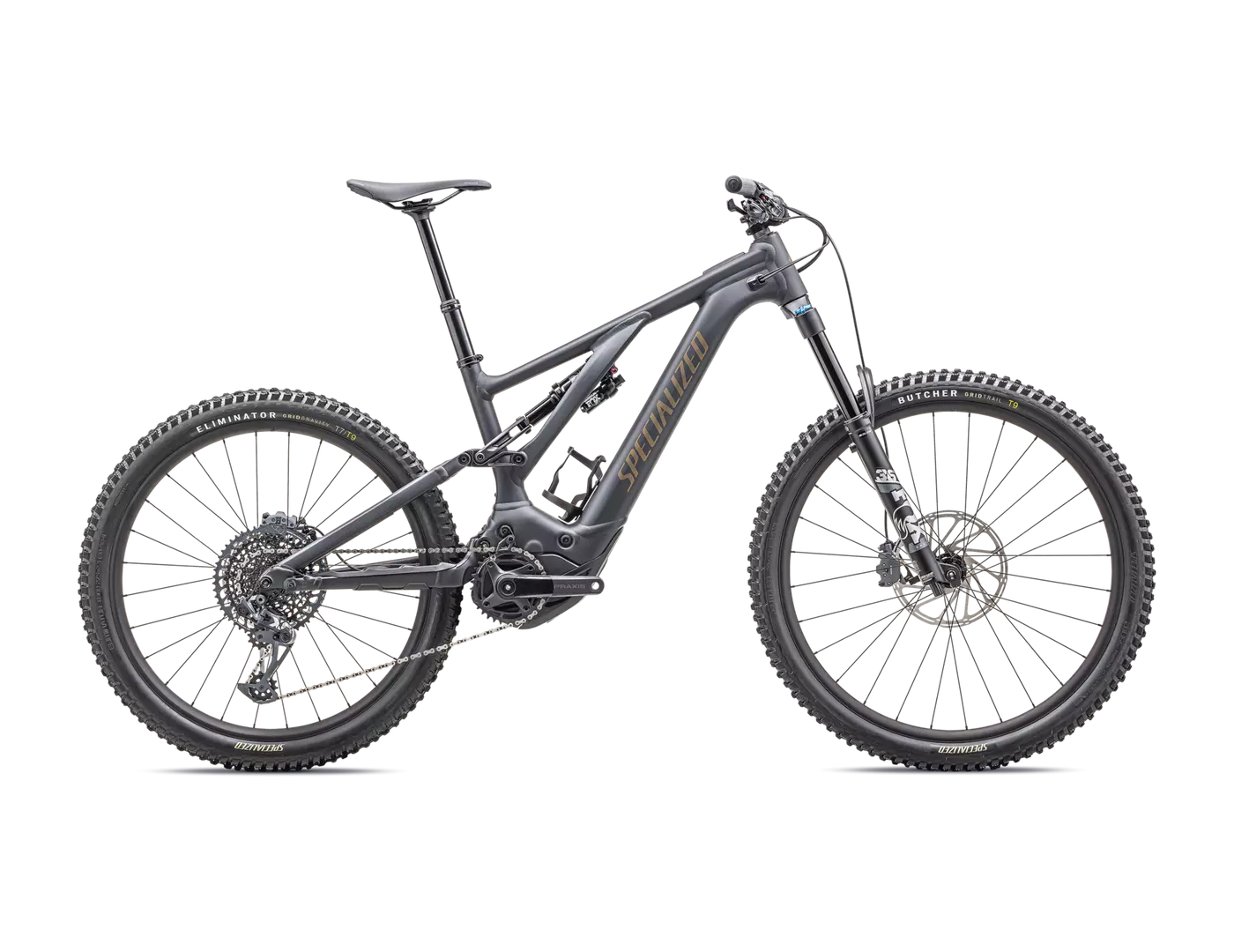 Biciclete Electrice - Bicicleta Specialized Turbo Comp Alloy 2025 Satin Midnight Shadow / Harvest Gold Metallic