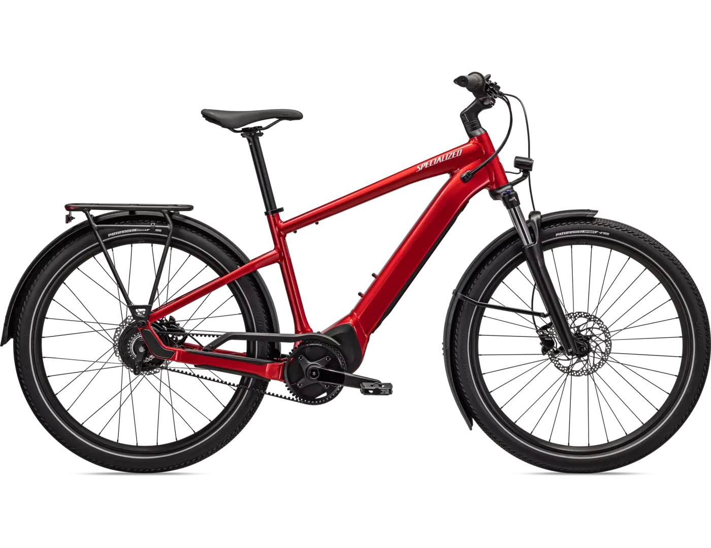 Biciclete Electrice - Bicicleta Specialized Turbo Vado 3.0 IGH Red Tint / Silver Reflective