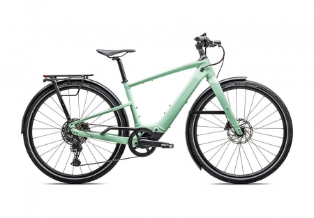 E-Commuter Bikes - Bicicleta Specialized Turbo Vado SL 2 4.0 Gloss Oasis / Dune White Frost