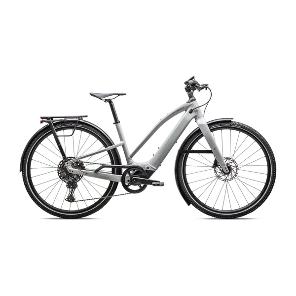 E-Commuter Bikes - Bicicleta Specialized Turbo Vado SL 2 5.0 Step-Through Gloss Dove Gray / Cool Grey Frost