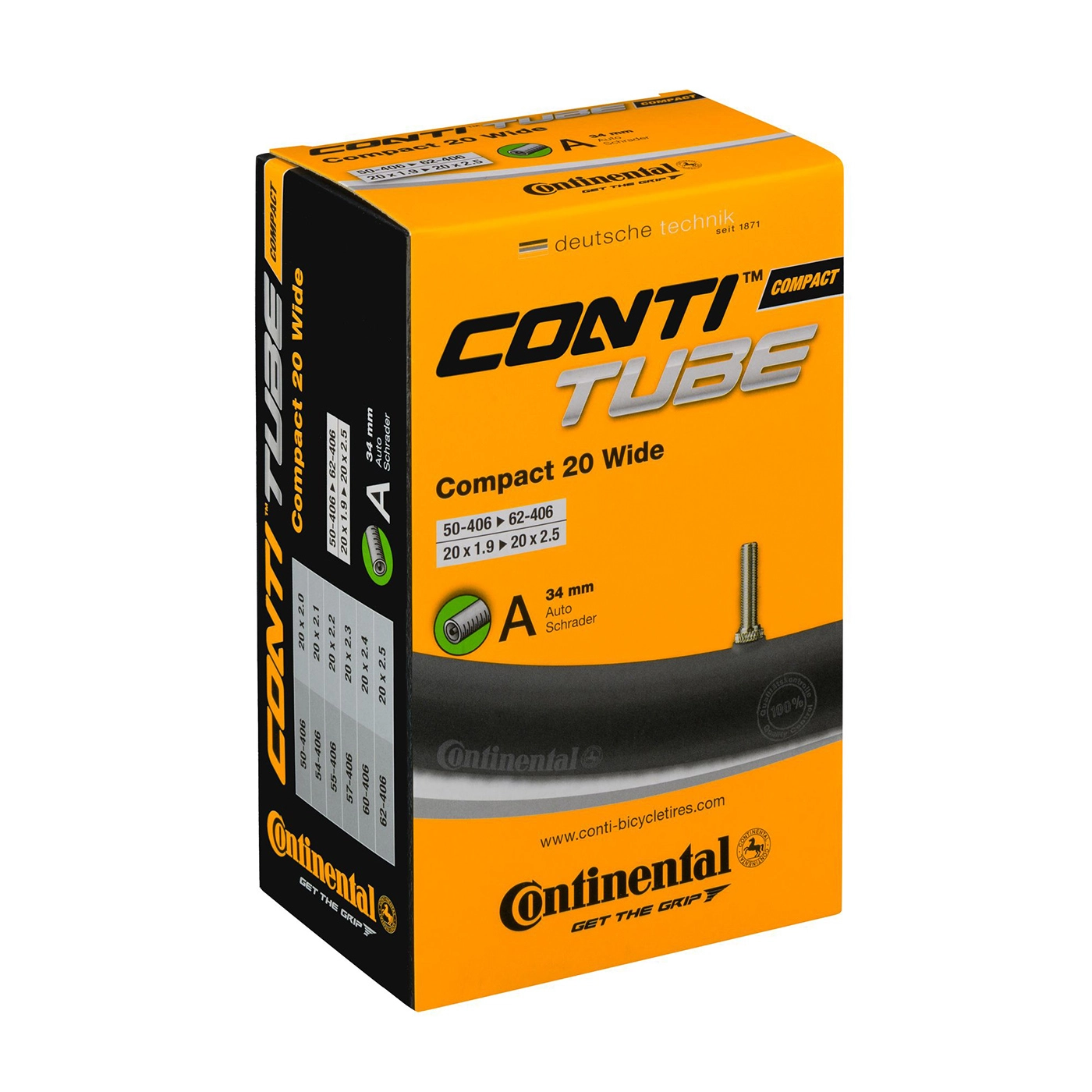 PIESE - Camera Bicicleta Continental Compact 20 Wide A34