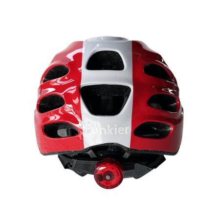 Casca FUNKIER Neutron w/LED Blinker - Red Fire XS [2]