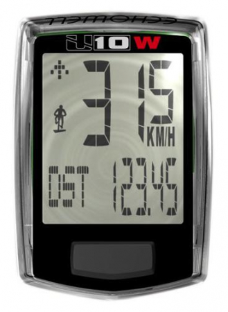 Ciclocomputere - CICLOCOMPUTER ECHOWELL U10W WIERLESS 10 FUNCTII