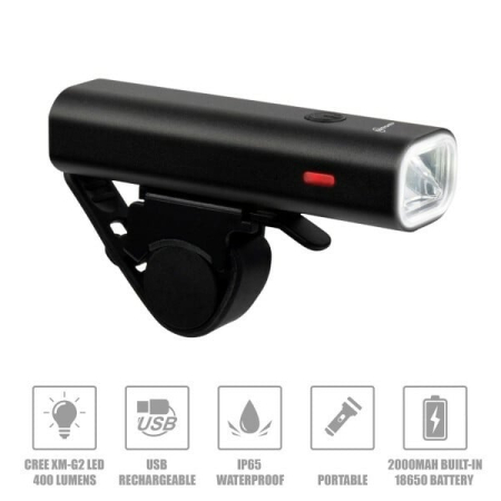 Accesorii - FAR EASTPOWER EBL-3304 ALU 1 LED 400 LUMENI 3 FUNC